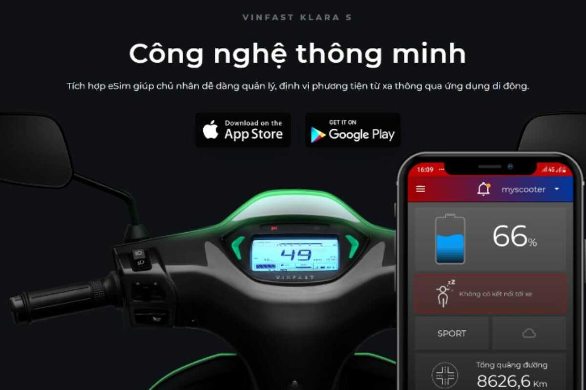 Ứng dụng VinFast App giúp người dùng quản lý xe điện tiện lợi hơn