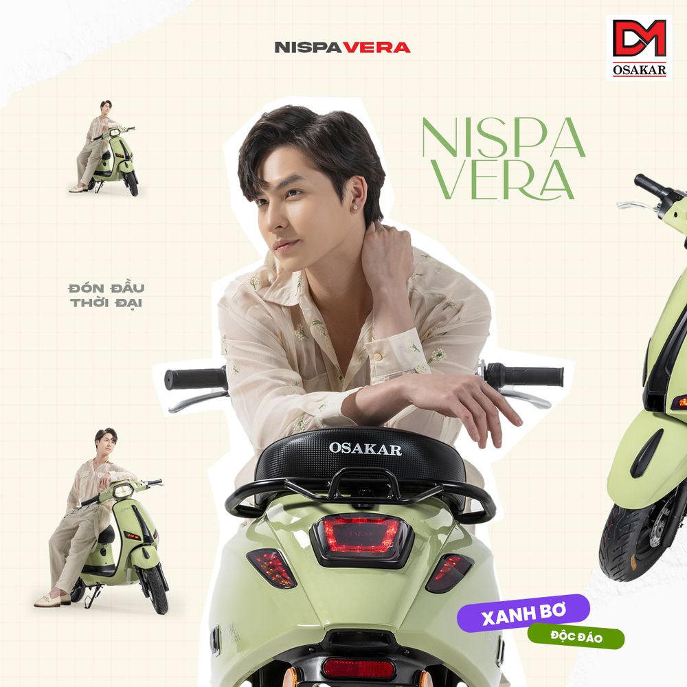 Học lỏm bí quyết sử dụng xe máy điện Osakar Nispa Vera không bị chai pin