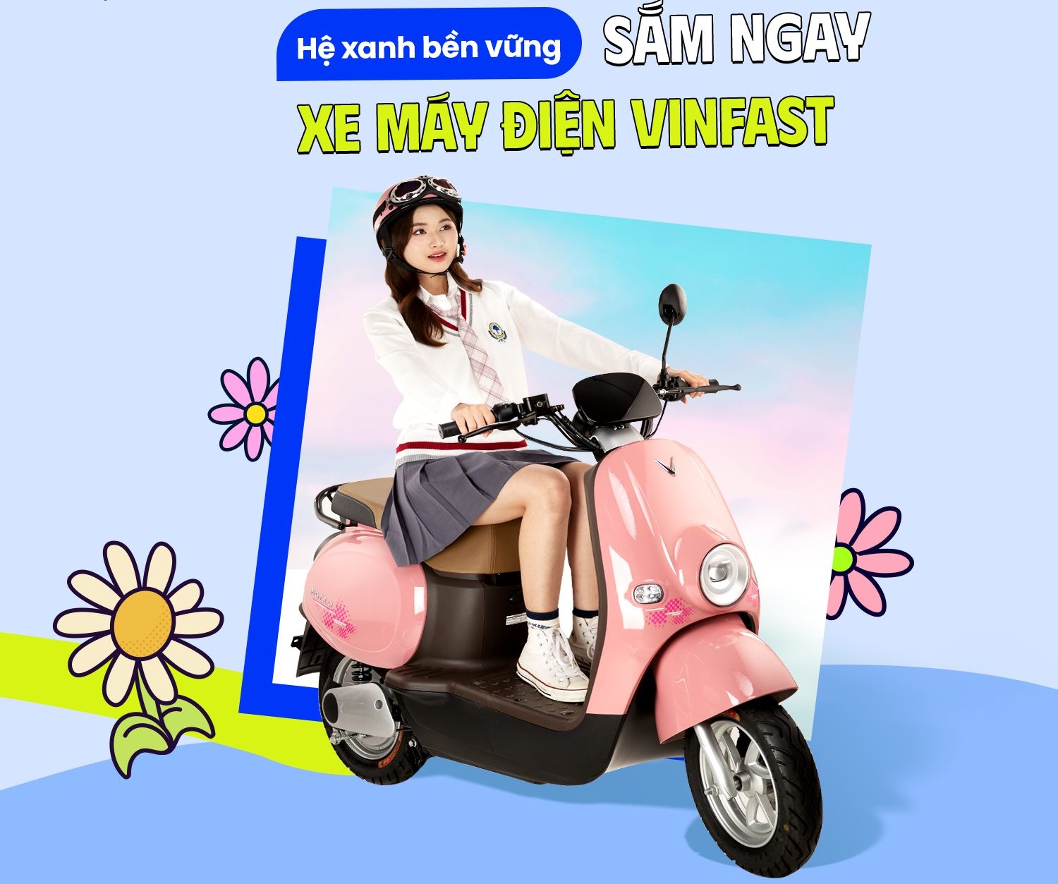 Mẫu xe điện Vinfast cho học sinh nữ giá rẻ đáng mua nhất năm 2025