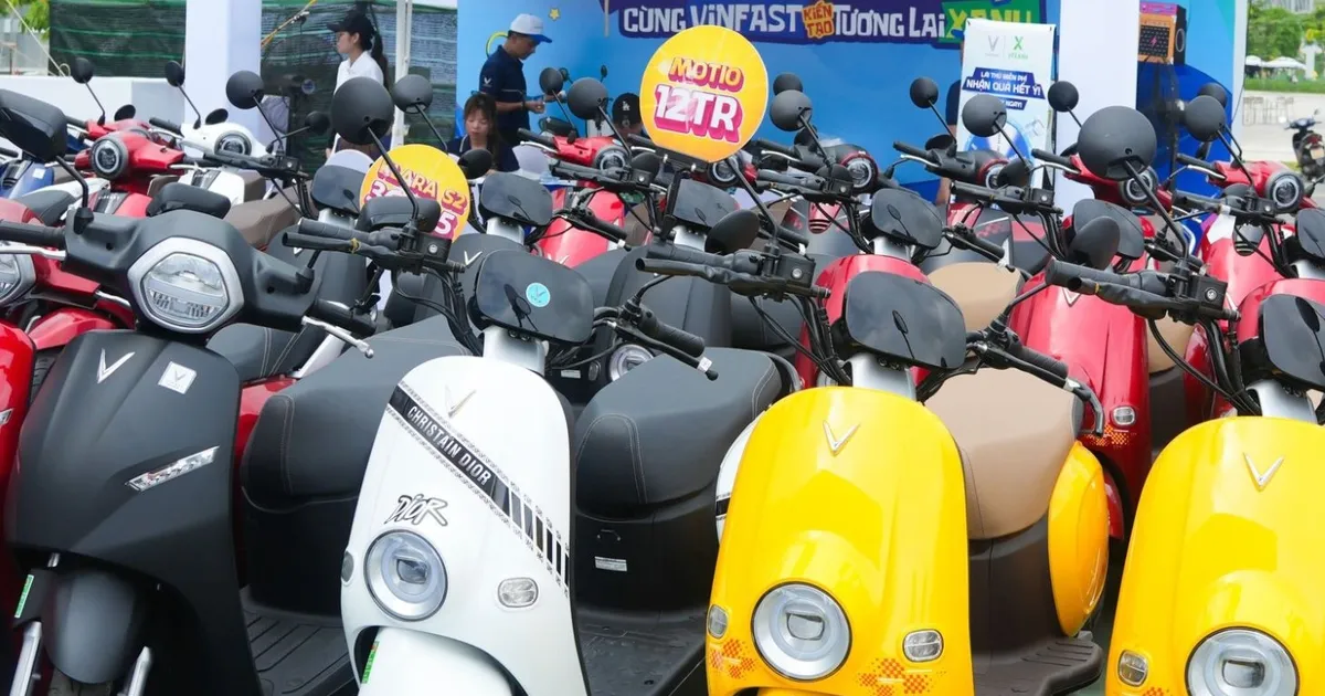 Việt Nam vươn lên top 3 thế giới về tiêu thụ xe máy điện