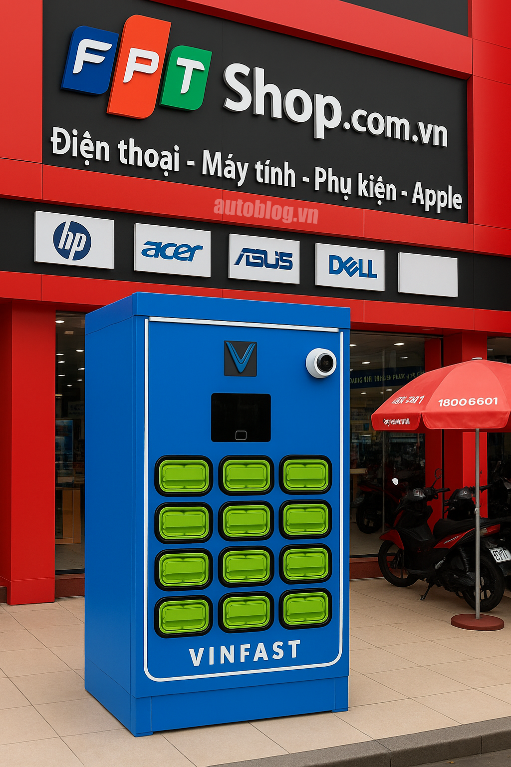 Vì sao FPT Shop được chọn để triển khai hạ tầng sạc và đổi pin?