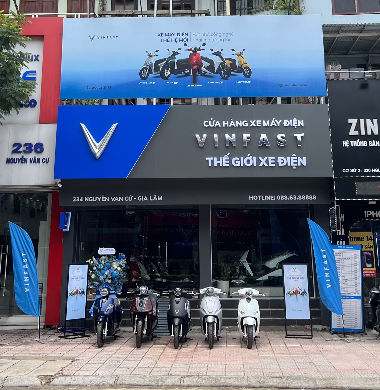 showroom xe điện vinfast