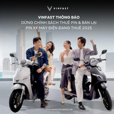 Thị trường xe máy điện ra sao khi VinFast ngừng dịch vụ cho thuê pin từ 2025?
