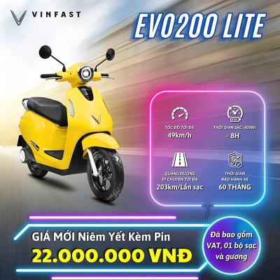 Xe Máy Điện VinFast Evo 200 Lite (Kèm Pin)