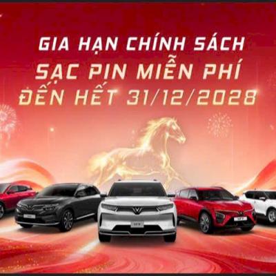 VinFast gia hạn miễn phí sạc ô tô điện đến 31/12/2028